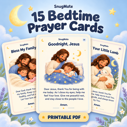 Bedtime Prayer Cards — Downloadable & Printable